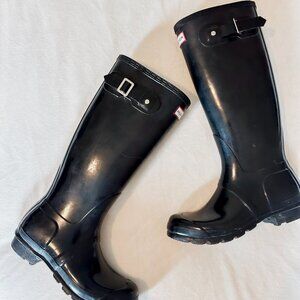 Tall Hunter Boots - Black!